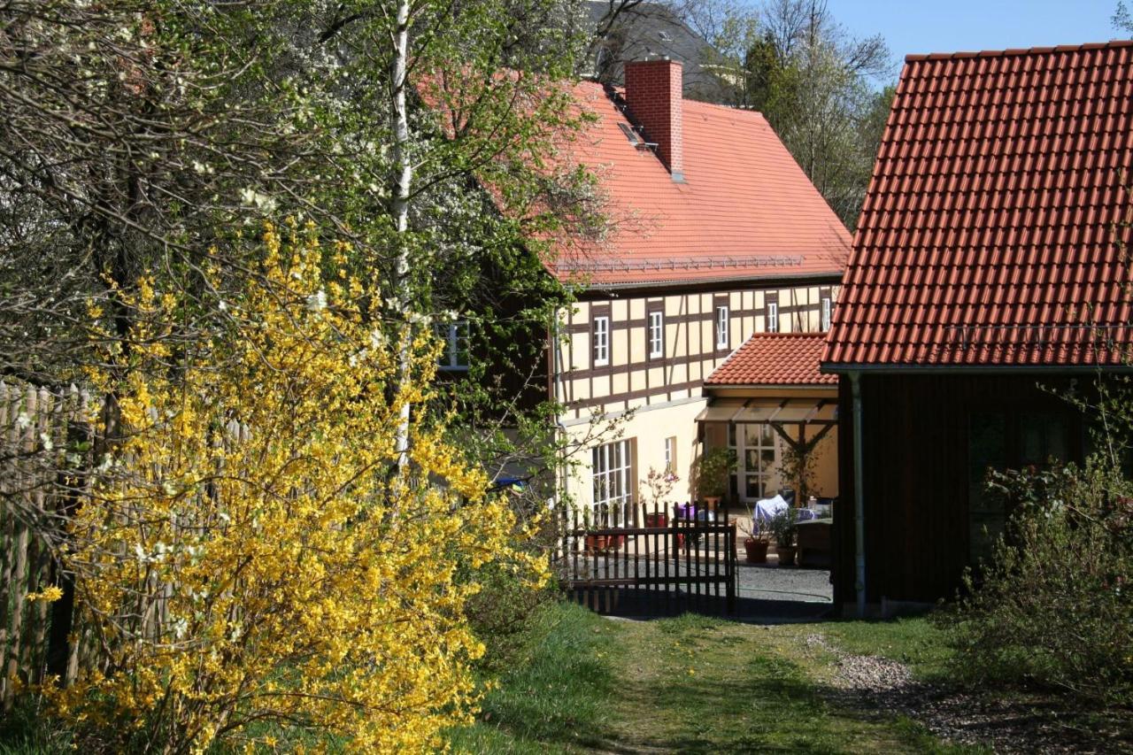 Fachwerkhaus Maxen Villa Muglitztal Exterior photo